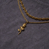 Rope Ketting 5MM - 18K GOUD