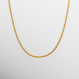 Rope Ketting 2MM - 18K GOUD