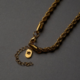 Rope Ketting 5MM - 18K GOUD