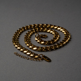 Cuban Link Ketting 9MM - 18K GOUD