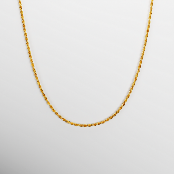 Rope Ketting 2MM - 18K GOUD