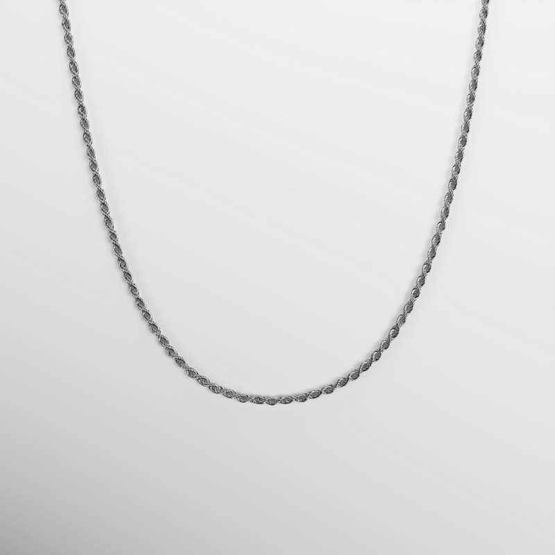 Rope Ketting 2MM - ZILVER
