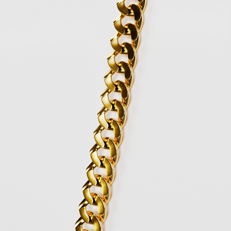 Cuban Link Ketting 7MM - 18K GOUD
