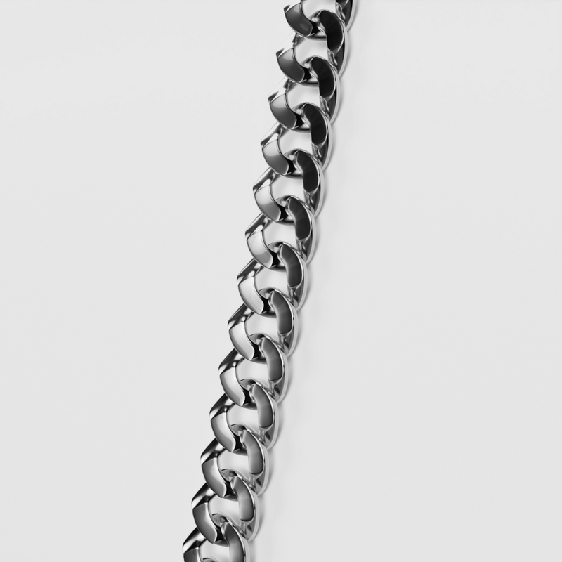 Cuban Link Ketting 9MM - ZILVER