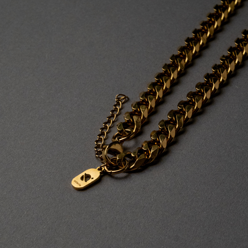 Cuban Link Ketting 7MM - 18K GOUD