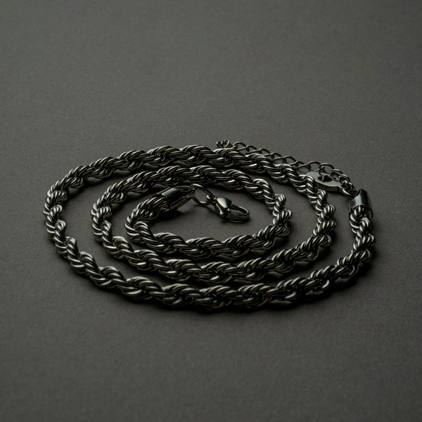 Rope Ketting 5MM - ZILVER